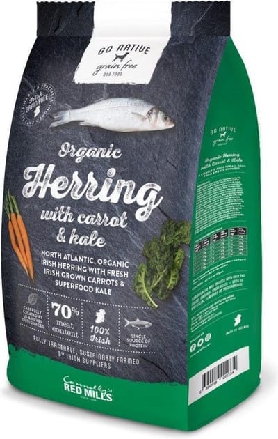 Go Native Grain Free Dog Herring with Carrot & Kale 12 kg - Hond