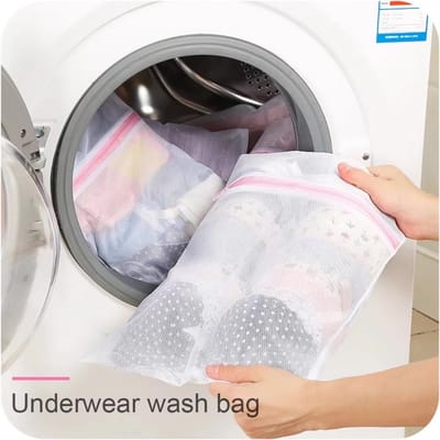CHPN - Waszak - Wasnetje - Kleine Waszak - 30/40CM - Met rits - Lingerienetje - Lingeriezakje - Wasmachine netje - Veilig wassen