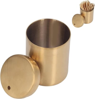 RVS Tandenstokerhouder Dispenser - Praktische Opbergdoos voor Tandenstokers, Duurzaam en Stijlvol Design, Ideaal voor Thuis en Restaurant