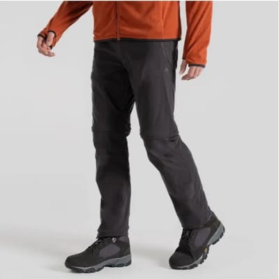 Craghoppers NosiLife Pro Convertible Trouser III Heren (Maat - 36 Long, Kleur - Black Pepper)