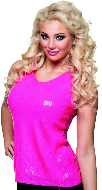 Boland St. Top Sequins Knalroze Maat M