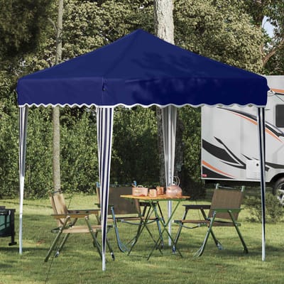 vidaXL - Pop-up - Feesttent - 195 - x - 195 - x - 245 - cm - Blauw - Oxford - Stof
