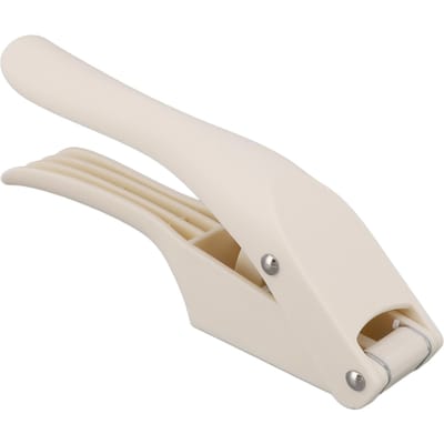 Knoflookpers Multifunctioneel 2 in 1 Efficiënt Gemakkelijk te Knijpen Ergonomisch Handvat Knoflooksnijder Gereedschap voor White