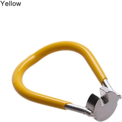 1 outil de démontage et de réparation de vélo, clé de réglage flexible pour jante de roue, clé de réglage pour rayon de vélo, capuchon de rayon en fil d'acier jaune