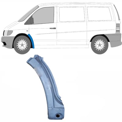 Reparatiepaneel voorste spatbord voor Mercedes Vito I W638 1996-2003 / Links