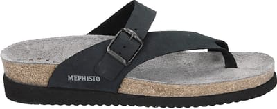Mephisto - HELEN SANDALBUCK - Dames slippers - Kleur: Zwart - Maat: 38
