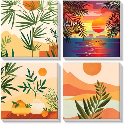 Jhubersproducts - Schilderen op Nummer - DIY schilderset - geschikt voor volwassenen en kinderen - 20x20cm - handgeschilderde olieverfschilderijset -