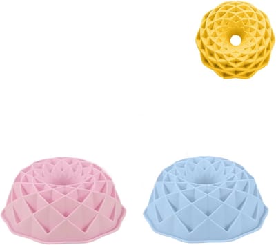 Dailygoods - 2 PCS Bakvorm Vogelnest, Siliconen Cakevorm Honingraat, Siliconen Bakvorm 3D, voor Taarten, Gelei, Pudding, Snoep, Chocolade