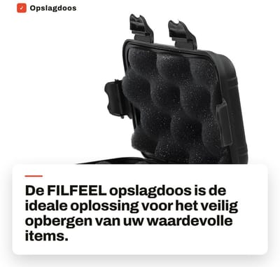 Dailygoods- Opbergdoos Waterdicht - Opbergdoos Schokbestendig - Opbergdoos Lichtgewicht - Opbergdoos Met Deksel - Opbergdoos Voor Gereedschap - Opbergdoos Voor Kleine Items - Opbergcontainer