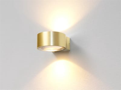 Artdelight - Wandlamp Hudson Ø 11 cm mat goud