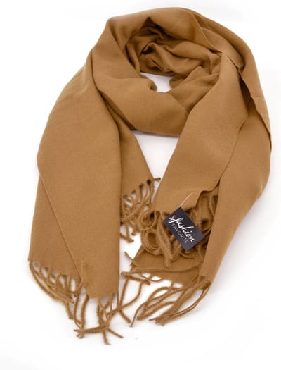 Flore Sjaal - Donkerbeige | 190 x 70 cm | Herfst/Winter | Polyester | Fashion Favorite