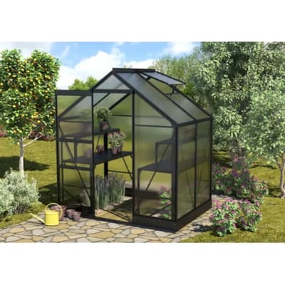 Vitavia Kweekkas Apollo 2500 - Polycarbonaat 6mm - Zwart - 195x137x207cm