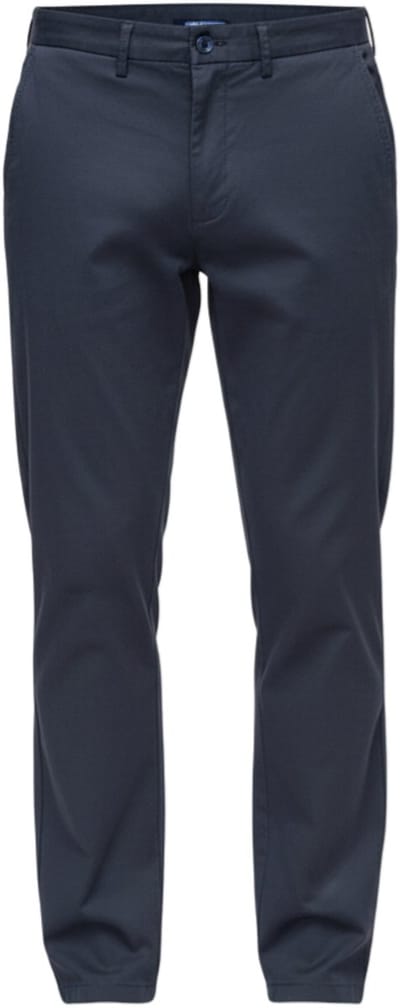 OMBRE Broek - Regular Fit - Katoen - Knopen Marine S