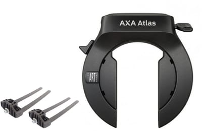 AXA Atlas ART2 ringslot - Standaard breedte - inclusief flexibele bevestigingstrip - Zwart