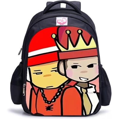 Steal A Brainrot Game Bedrukte Schooltas Game Fans Lichtgewicht Student Rugzak black-small