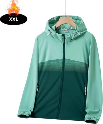 Livano Windjas Dames - Parka - Lente & Herfst - Jas - Volwassen - Windjack - Windbreaker - Outdoor - Lichtgroen - XXL