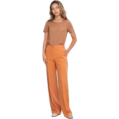Dames elastische broek Nife Wide Leg