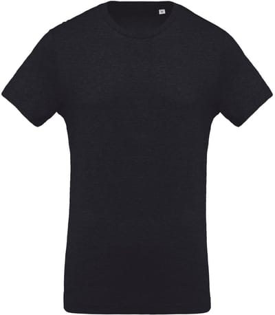 Kariban Heren Organische Bemanningsleden Hals T-Shirt (Franse Marine Heide)