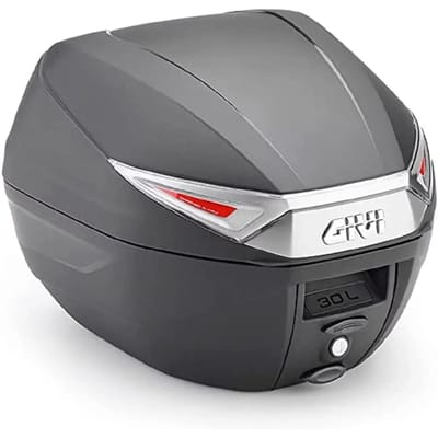 Motorfiets topkoffer met gerookte kat Givi Monolock 30LT