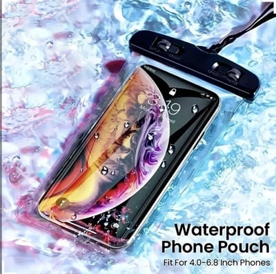 Waterdichte Telefoonhoesjes Transparant - Onderwater hoesje telefoon - Geschikt voor alle Smartphones - Ook voor paspoort & betaalpassen – Waterdichte telefoonzakje
