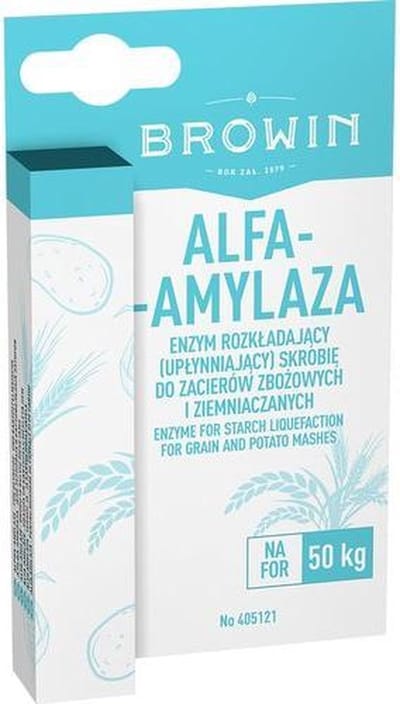 Alpha-amylase voor aardappelpuree of gemalen granen