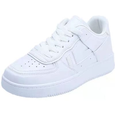 Zomer Witte Dames Sportschoenen Student Meisje Platte Casual Witte Schoenen Klassieke Mode Dames Sneakers Vier Seizoenen Damesschoen 39 wit