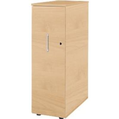 Hoge ladeblok TETRIS WOOD - 3 niveaus + 1 lade voor accessoires -B 426 x D 803 x H 1296 mm - ahorn decor – ons merk Schäfer Shop Genius