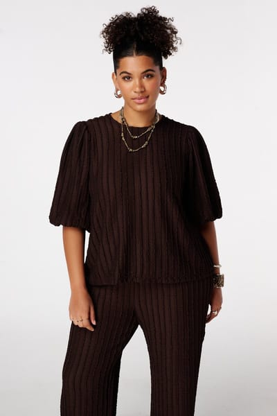 MS Mode Top Top met ballonmouwen