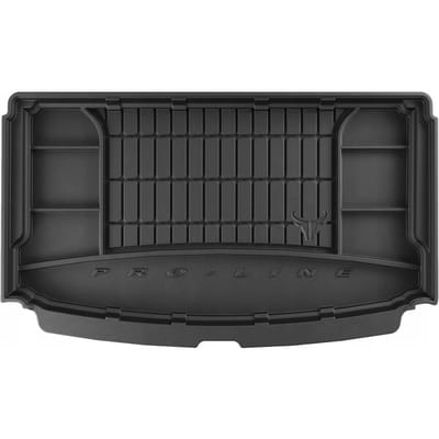 Premium Rubber Kofferbakmat met Organizer Functie – Geschikt voor MINI Countryman I (2010-2017) – Bovenste Laadvloer – TPE – Anti-slip – Hoge Rand (5cm)