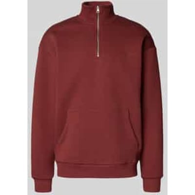 Sweatshirt met opstaande kraag en ritssluiting
