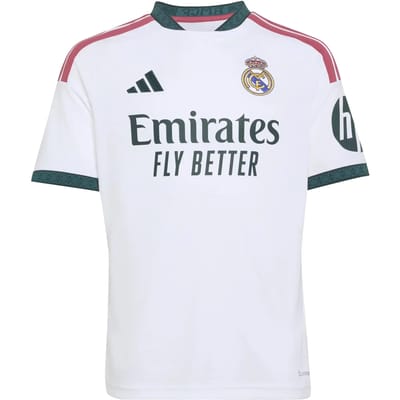Adidas Real Madrid Truien/Replica's Kinder - Wit - Maat 147 - 152 CM - Poly Jersey