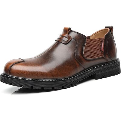 Herfst en Winter Nieuwe Herenschoenen Casual Laarzen Britse Trend Leer Mode Lage Herenlaarzen Koreaanse Stijl Herenschoenen Trend 44