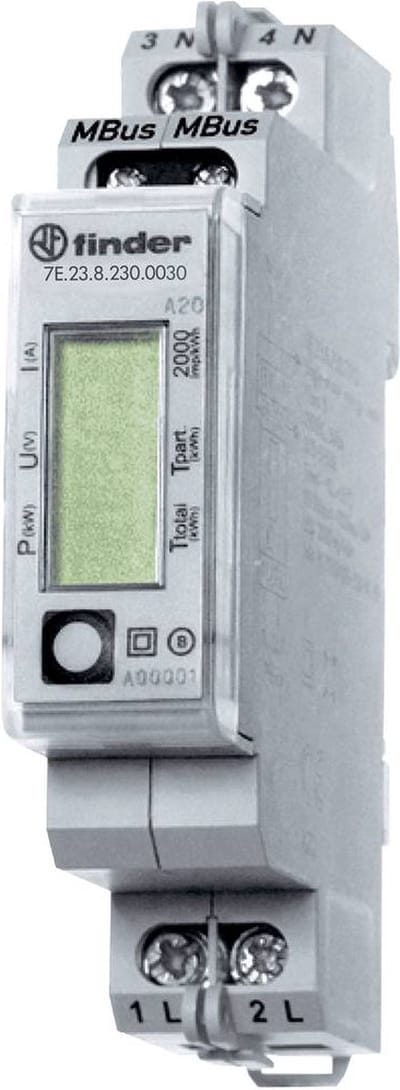 Finder 7E Elektriciteitsmeter - 7E.23.8.230.0030 - T23JC