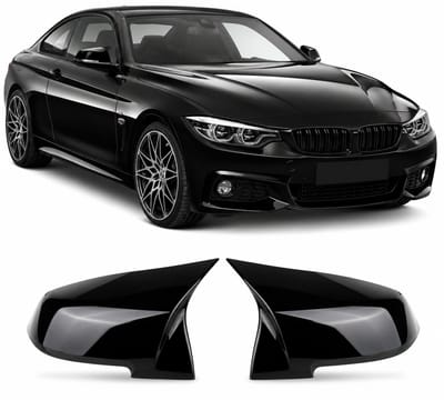 Spiegelkappen Geschikt voor BMW F20/F21/F22/F30/F31/F32/F36/F87 M-Style Hoogglans Zwart (Links + Rechts)