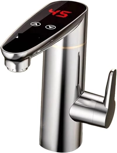 Directe Waterverwarmer - Keuken Kraan - Direct Warm Water - Constante Temperatuur - 105x65x212mm
