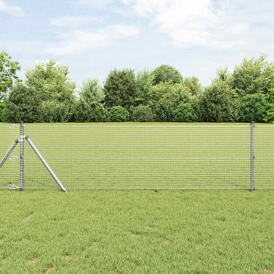 vidaXL - Gelast - gaashek - 1000 - x - 60 - cm - Zilver