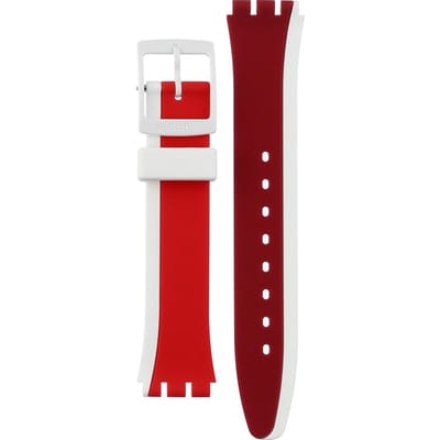 Swatch Plastic - Originals Medium (34mm) /Access/Solar/Musicall/Stop - G/SK/SL/SR/SS/SO28 AGW208 GW208 Redtwist Horlogeband