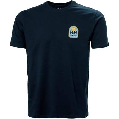 Helly Hansen Massif Graphic T-shirt Met Korte Mouwen Blauw M Man