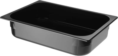 HENDI IJscontainer – polycarbonaat – 5L – zwart – 360x250x80 mm