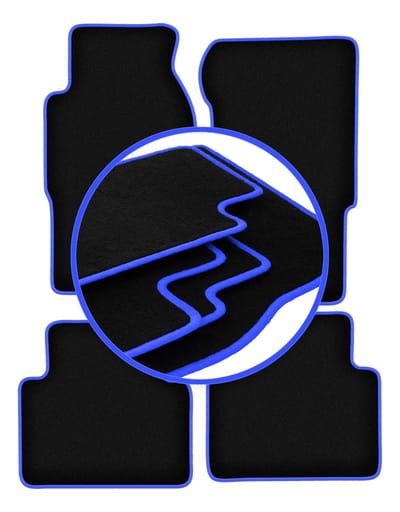 CARLUX-BLUE automatten voor: Nissan Patrol Y61 GU GR off-road (1998-2004)