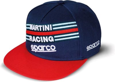 Hat Sparco Martini Racing Red Blue