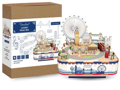 Tone-Cheer muziekdoosje Londen DIY Modelbouw Knutselen