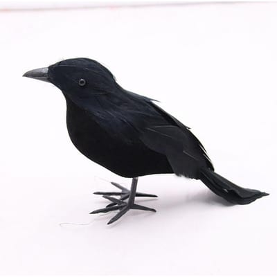 Realistische kunstmatige kraaien feestversiering Halloween decoraties 2023 Halloween feest rekwisieten Horror kraai decoratie black