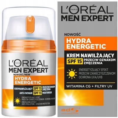 Loreal Men Expert Hydra Energetic Moisturizing Cream SPF 15 50ml