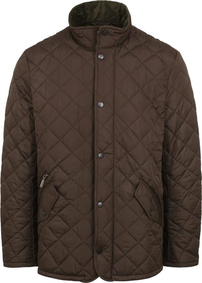 Quilted Jas Barbour Chelsea Olijfgroen - Maat M - Heren - Gewatteerde jassen