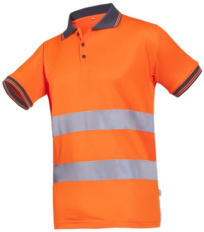 ioen Naro high-vis polo shirt 03040125 - HV Oranje - S