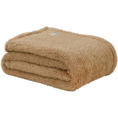 DoubleDry Teddy Fleece Deken - Ultrazacht - 130x170 cm - Beige
