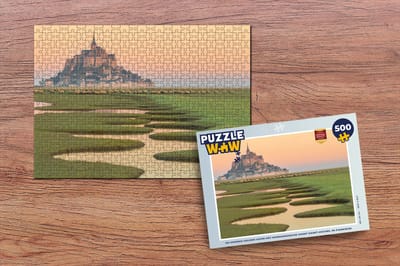 Puzzel Kasteel - Water - Frankrijk - Legpuzzel - Puzzel 500 stukjes