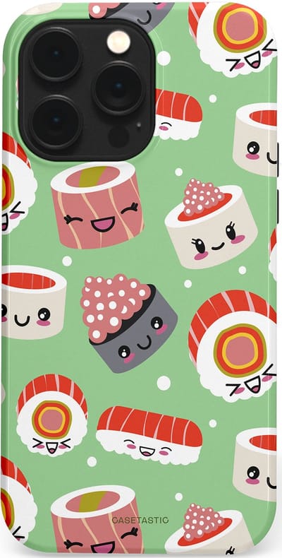 Casetastic Hoesje Geschikt voor Apple iPhone 14 Pro Max Magsafe - Stijlvolle Beschermende Duo-layer Case - Sushi wonders