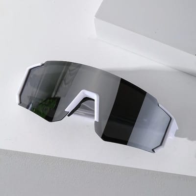 Klassieke witte unisex decoratieve bril modieus strandaccessoire trendy brillen voor mannen en vrouwen gray